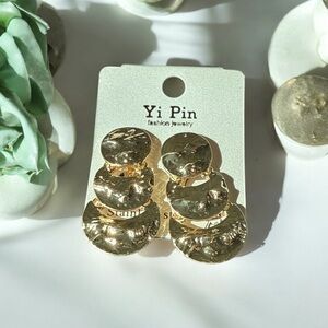 Gold Fashion Earrings